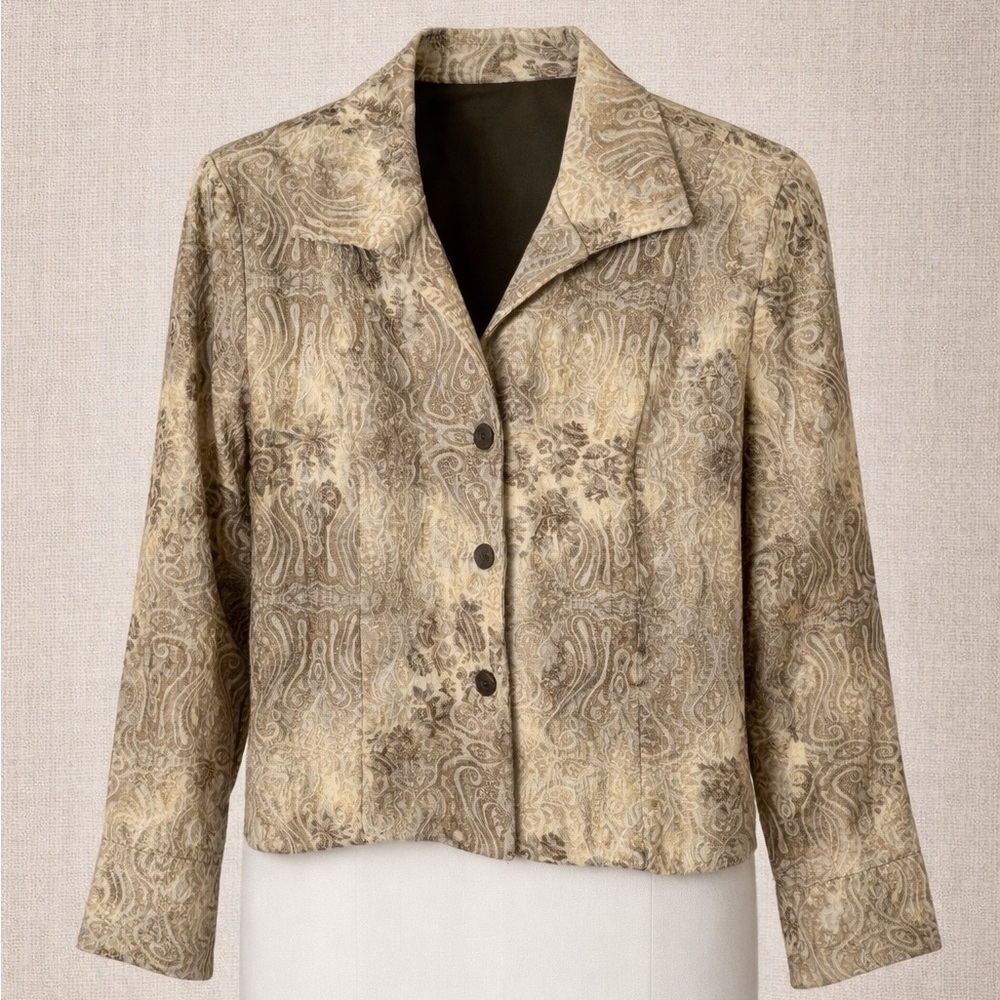 Banters Bay Abstract Pattern Vintage Blazer Petite